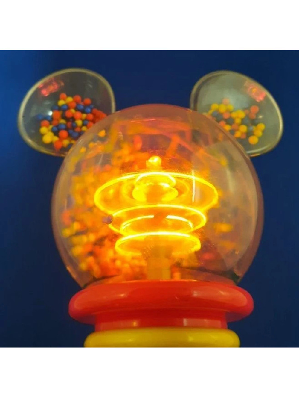 Rare Vintage Disney On Ice Mickey Mouse Light-Up Spinning Wand Toy